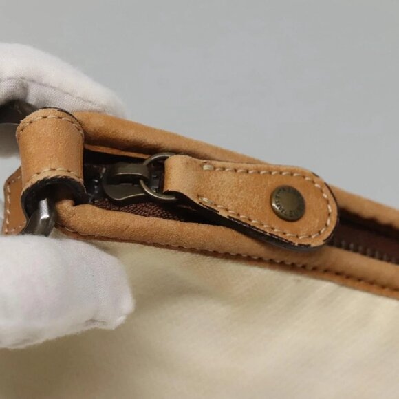 BURBERRY Blue Label Shoulder Bag Canvas White Auth bs23896 - Picture 9 of 16